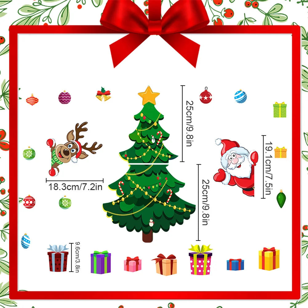 Christmas-themed Magnetic Stickers