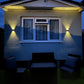 Solar LED Light, Outdoor Waterproof Wall Lamp, Dusk to Dawn Fence Lighting for Summer Garden Yard Porch Walkway Camping Home Dec
