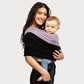Two-tone cocoon baby carrier for a tender bond every day