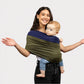 Two-tone cocoon baby carrier for a tender bond every day